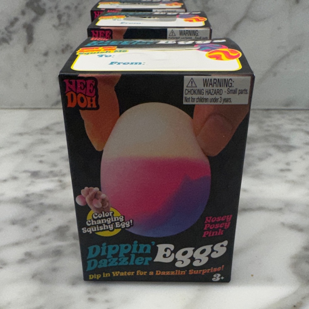 NeeDoh Dippin' Dazzler Eggs - Color Changing Squishy